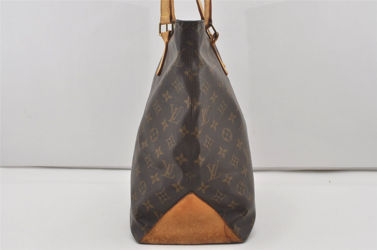 Authentic Louis Vuitton Monogram Cabas Mezzo Shoulder Tote Bag M51151 LV 6669I