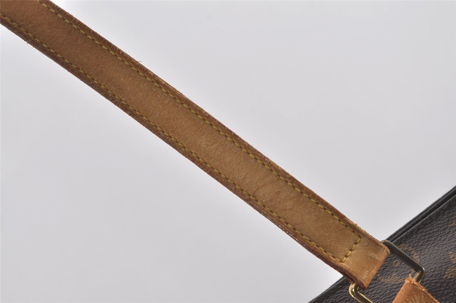 Authentic Louis Vuitton Monogram Cabas Mezzo Shoulder Tote Bag M51151 LV 6669I