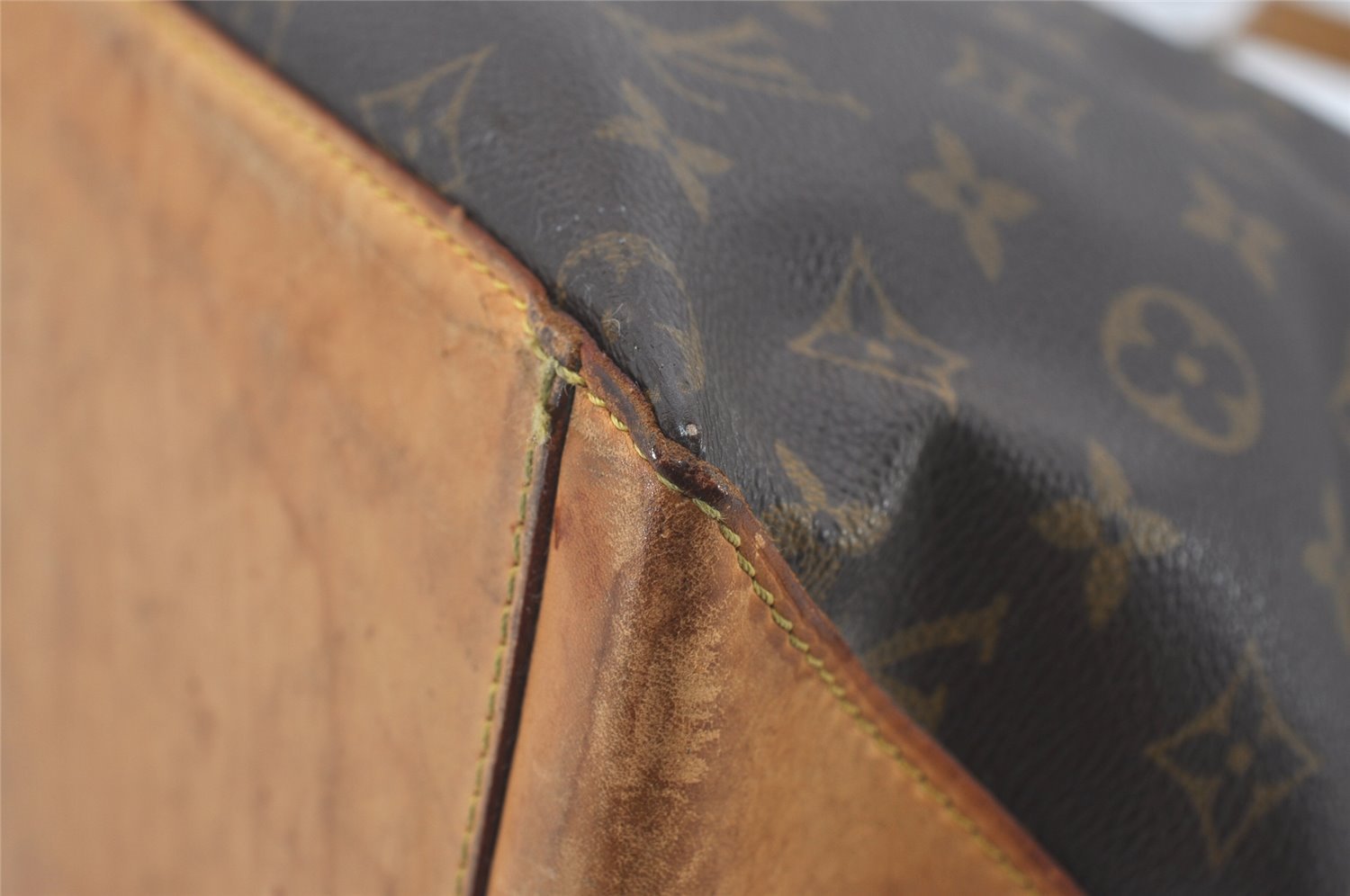 Authentic Louis Vuitton Monogram Cabas Mezzo Shoulder Tote Bag M51151 LV 6669I