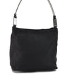 Authentic PRADA Nylon Leather Shoulder Hand Bag Purse Black 6670C