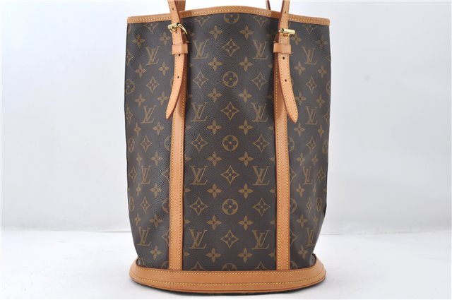Authentic Louis Vuitton Monogram Bucket GM Shoulder Tote Bag M42236 LV 6670E