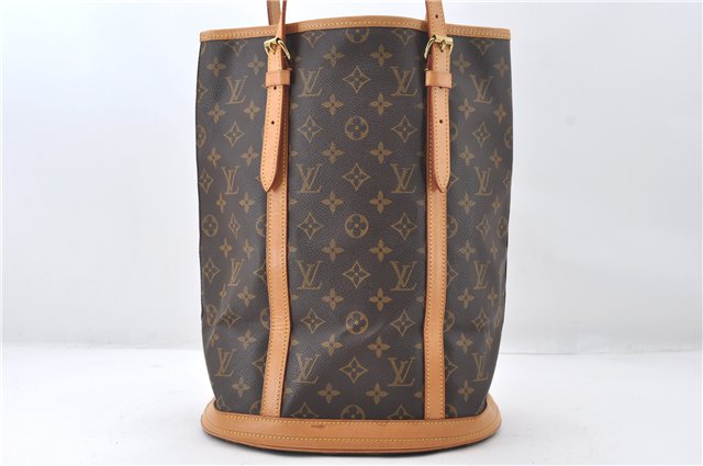 Authentic Louis Vuitton Monogram Bucket GM Shoulder Tote Bag M42236 LV 6670E