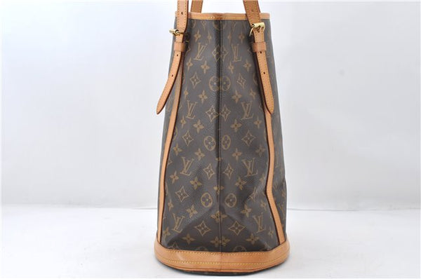 Authentic Louis Vuitton Monogram Bucket GM Shoulder Tote Bag M42236 LV 6670E