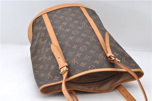 Authentic Louis Vuitton Monogram Bucket GM Shoulder Tote Bag M42236 LV 6670E