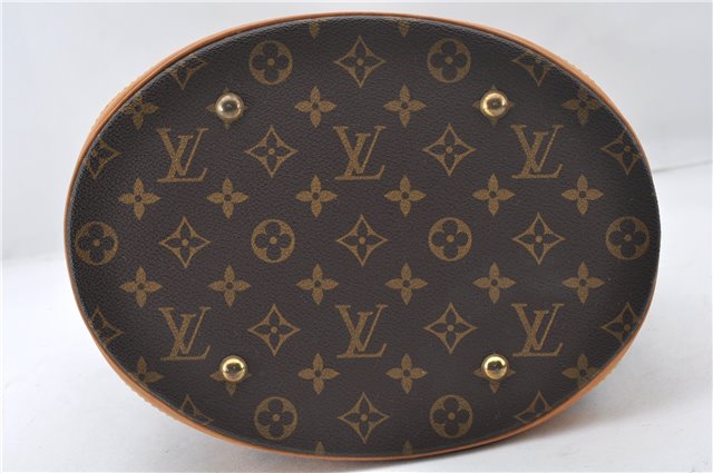 Authentic Louis Vuitton Monogram Bucket GM Shoulder Tote Bag M42236 LV 6670E