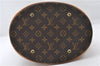 Authentic Louis Vuitton Monogram Bucket GM Shoulder Tote Bag M42236 LV 6670E