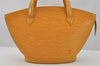 Authentic Louis Vuitton Epi Saint Jacques Hand Bag Yellow M52279 LV 6670I