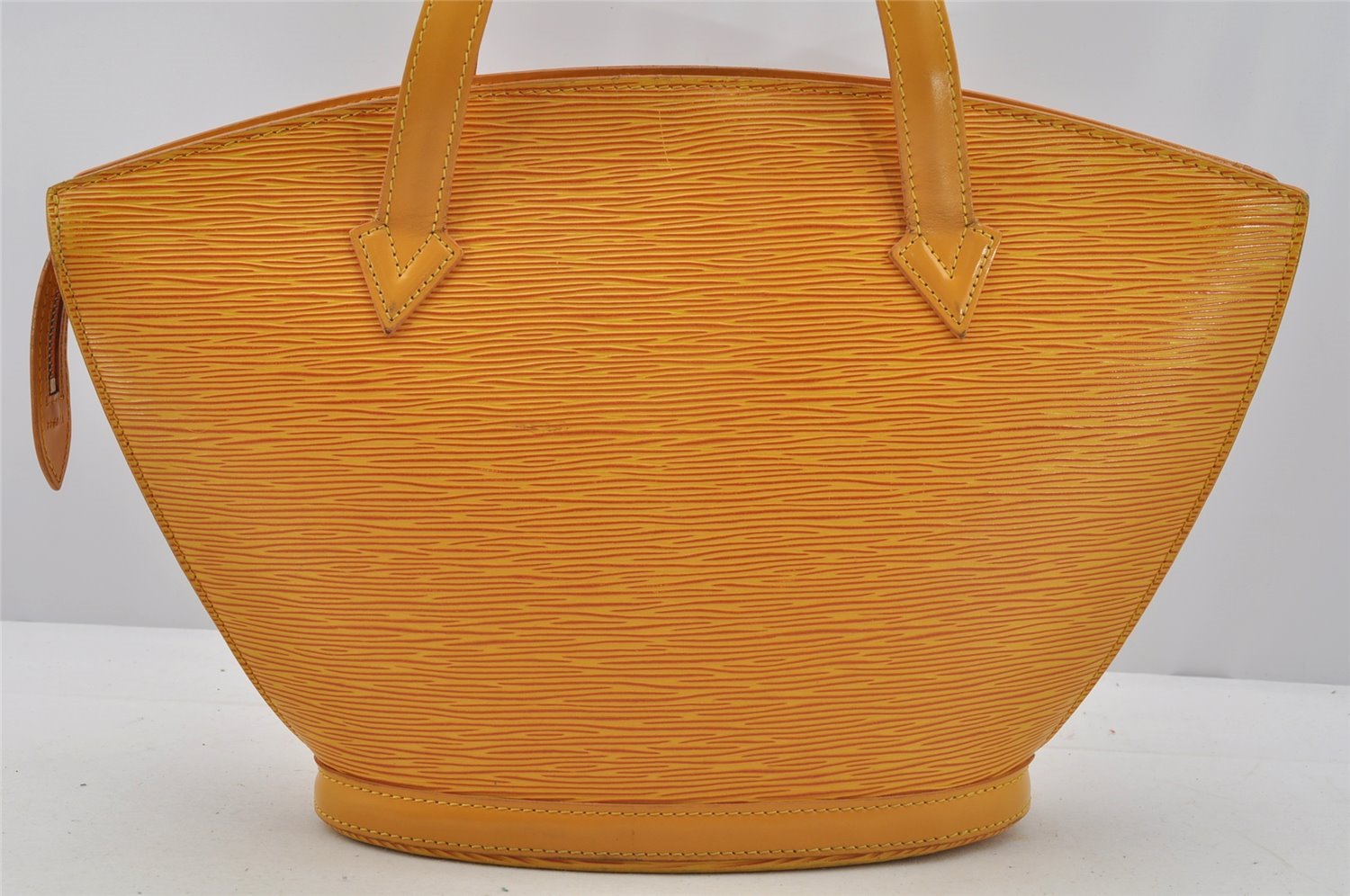 Authentic Louis Vuitton Epi Saint Jacques Hand Bag Yellow M52279 LV 6670I
