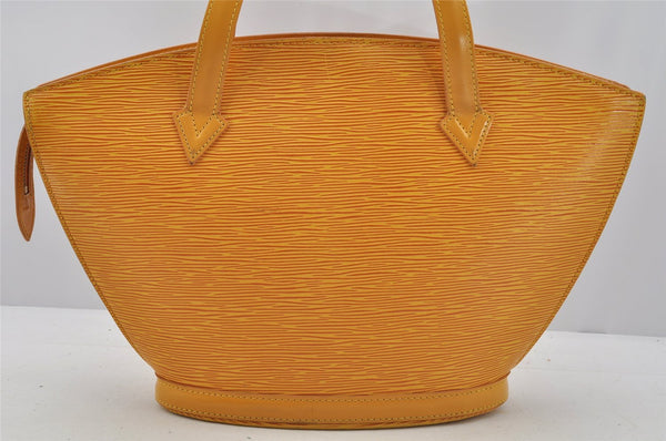 Authentic Louis Vuitton Epi Saint Jacques Hand Bag Yellow M52279 LV 6670I