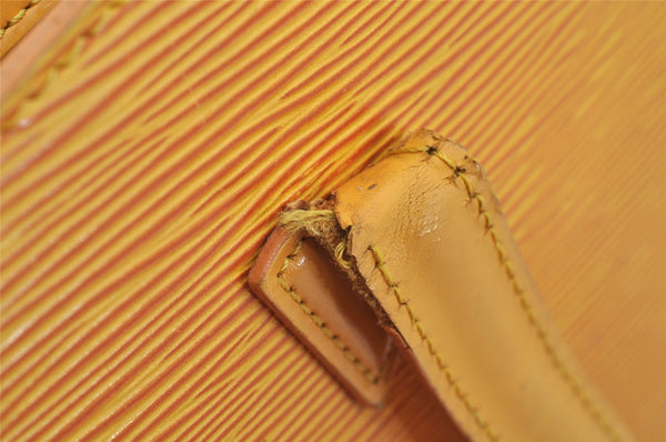Authentic Louis Vuitton Epi Saint Jacques Hand Bag Yellow M52279 LV 6670I