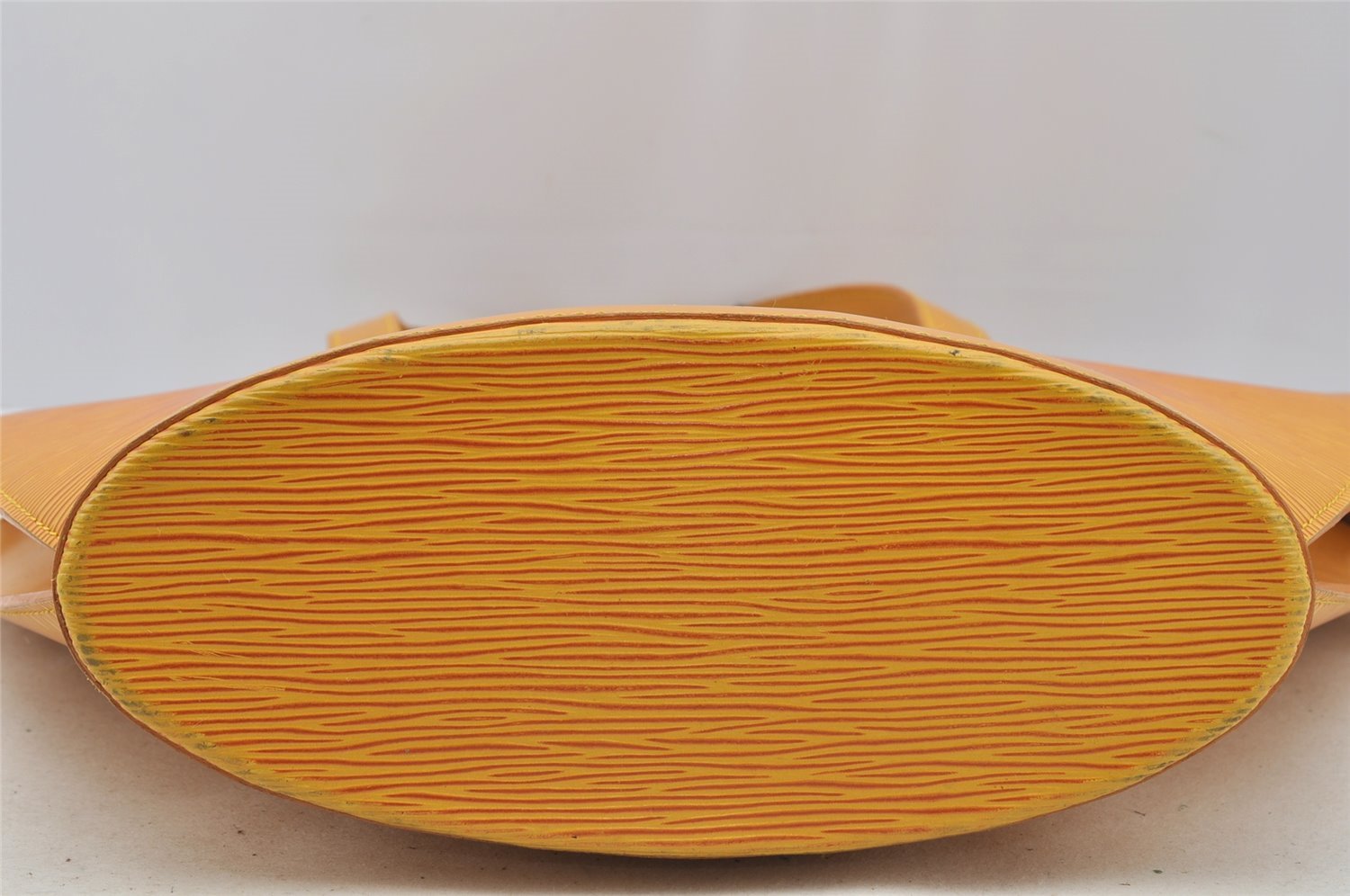 Authentic Louis Vuitton Epi Saint Jacques Hand Bag Yellow M52279 LV 6670I