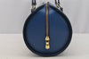 Authentic Louis Vuitton Epi Soufflot Hand Bag Blue M52225 LV 6671I