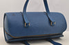 Authentic Louis Vuitton Epi Soufflot Hand Bag Blue M52225 LV 6671I