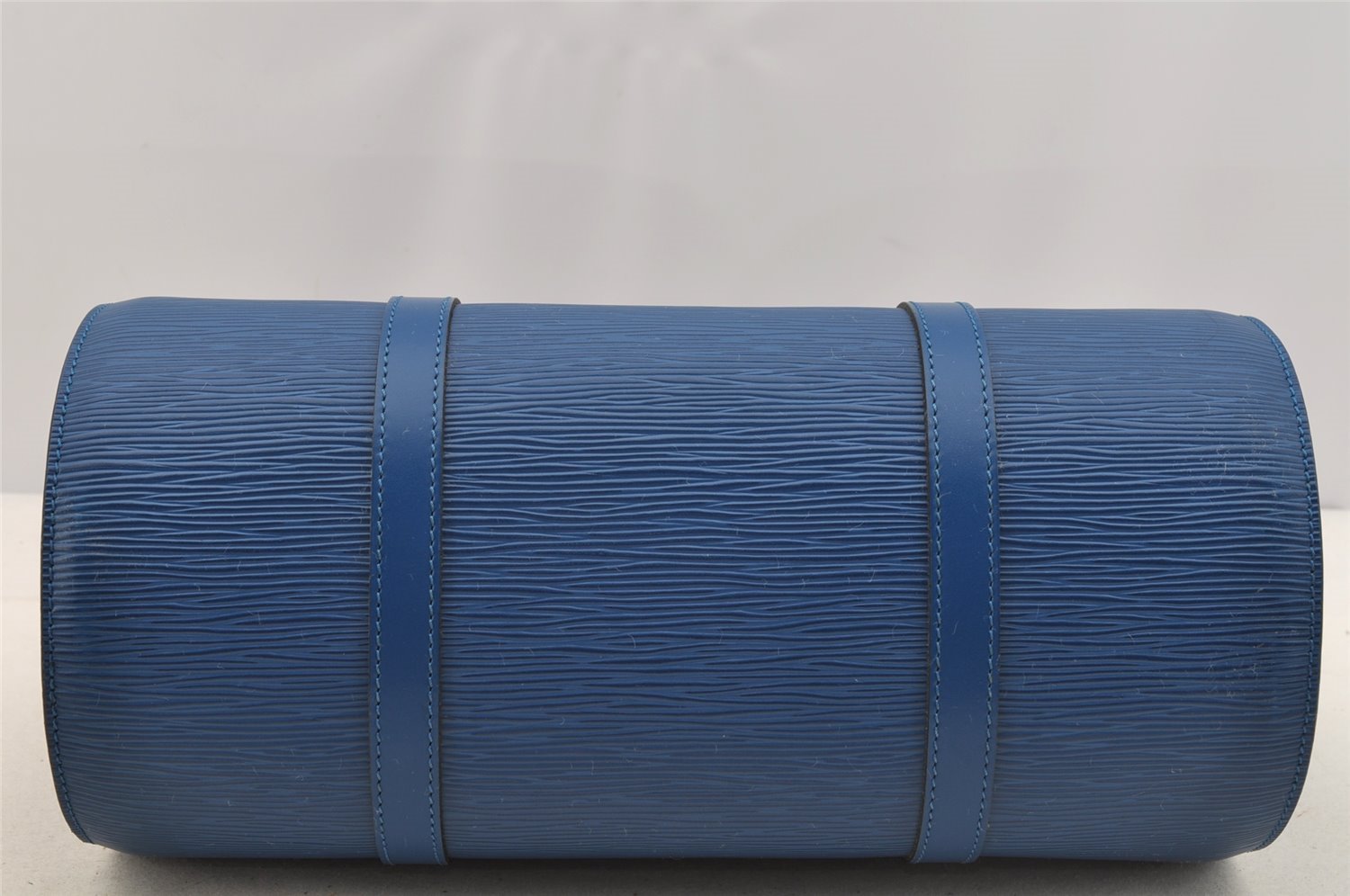 Authentic Louis Vuitton Epi Soufflot Hand Bag Blue M52225 LV 6671I