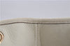 Authentic GUCCI Bamboo Shoulder Tote Bag Canvas Leather 170206 Brown White 6672D