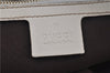 Authentic GUCCI Bamboo Shoulder Tote Bag Canvas Leather 170206 Brown White 6672D
