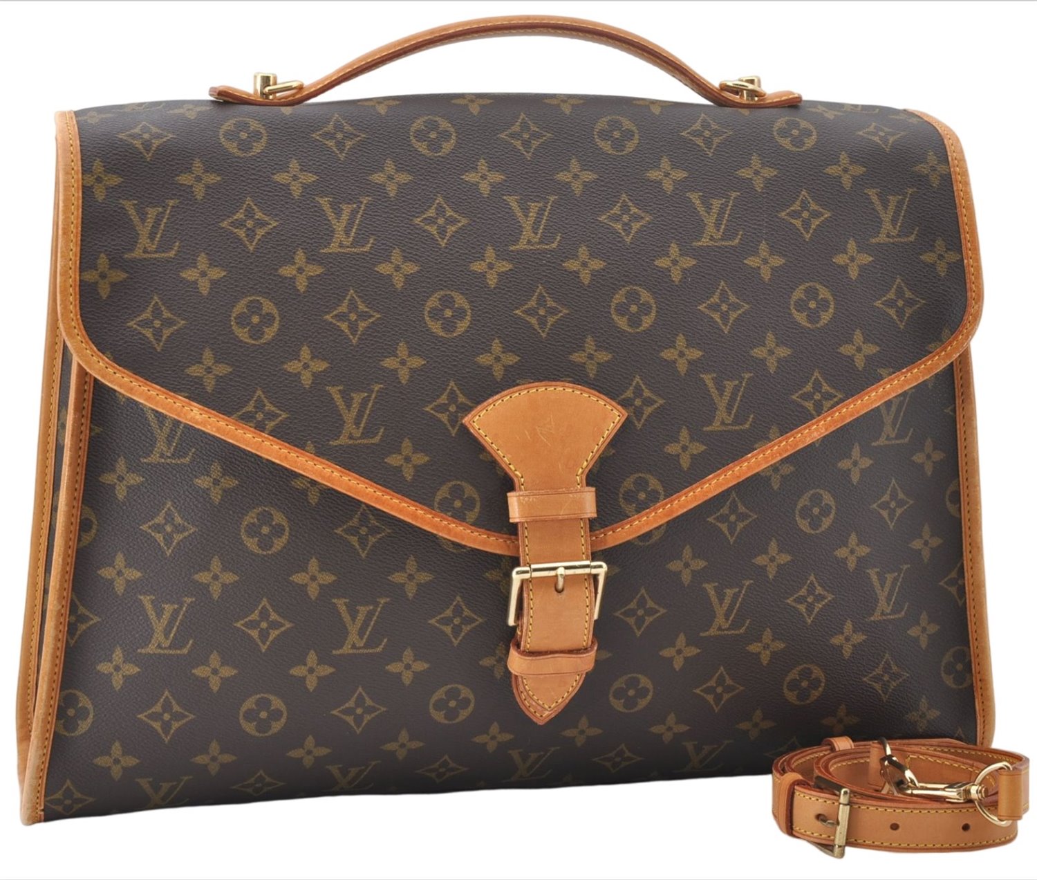 Authentic Louis Vuitton Monogram Beverly 44 M51120 2Way Shoulder Hand Bag 6672E