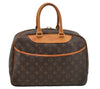 Authentic Louis Vuitton Monogram Deauville Hand Bag M47270 LV 6672I