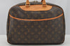 Authentic Louis Vuitton Monogram Deauville Hand Bag M47270 LV 6672I