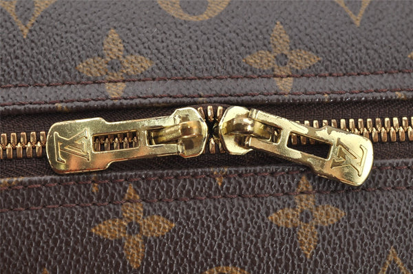 Authentic Louis Vuitton Monogram Deauville Hand Bag M47270 LV 6672I