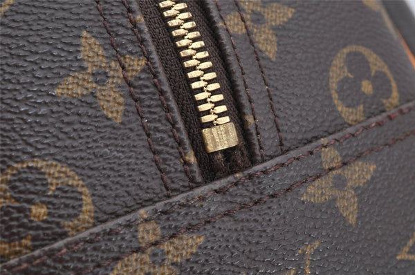 Authentic Louis Vuitton Monogram Deauville Hand Bag M47270 LV 6672I