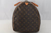 Authentic Louis Vuitton Monogram Keepall 55 Travel Boston Bag M41424 LV 6673I