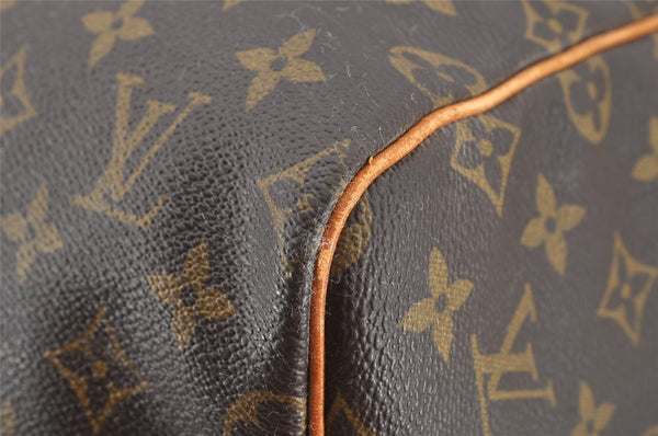 Authentic Louis Vuitton Monogram Keepall 55 Travel Boston Bag M41424 LV 6673I