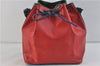 Auth LOUIS VUITTON Epi Petit Noe Tricolor Red x Blue x Green Shoulder Bag 6674C