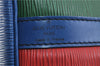 Auth LOUIS VUITTON Epi Petit Noe Tricolor Red x Blue x Green Shoulder Bag 6674C