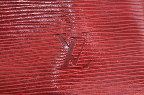 Auth LOUIS VUITTON Epi Petit Noe Tricolor Red x Blue x Green Shoulder Bag 6674C