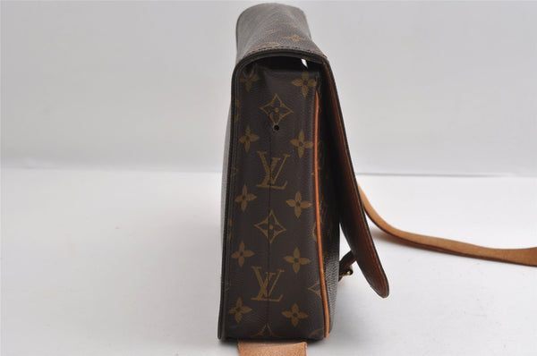 Authentic Louis Vuitton Monogram Cartouchiere GM M51252 Shoulder Bag LV 6674I