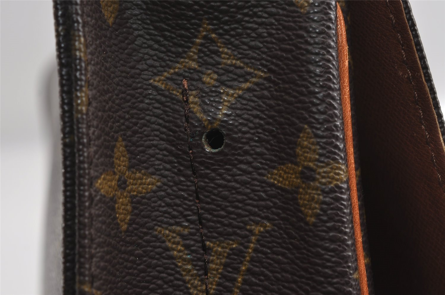 Authentic Louis Vuitton Monogram Cartouchiere GM M51252 Shoulder Bag LV 6674I