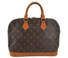 Authentic Louis Vuitton Monogram Alma Hand Bag Purse M51130 LV 6676I