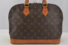 Authentic Louis Vuitton Monogram Alma Hand Bag Purse M51130 LV 6676I