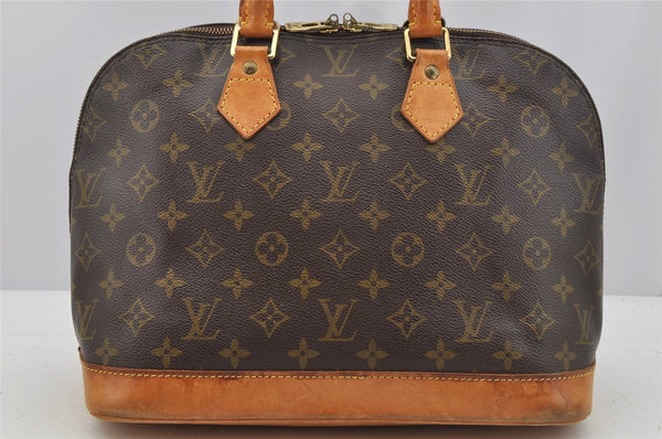Authentic Louis Vuitton Monogram Alma Hand Bag Purse M51130 LV 6676I