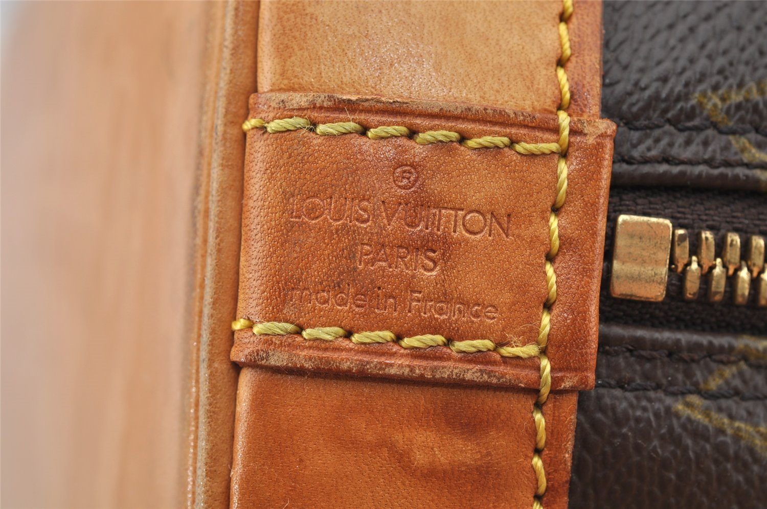 Authentic Louis Vuitton Monogram Alma Hand Bag Purse M51130 LV 6676I