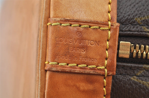 Authentic Louis Vuitton Monogram Alma Hand Bag Purse M51130 LV 6676I
