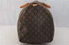 Authentic Louis Vuitton Monogram Keepall 55 Travel Boston Bag M41424 LV 6677I