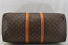 Authentic Louis Vuitton Monogram Keepall 55 Travel Boston Bag M41424 LV 6677I