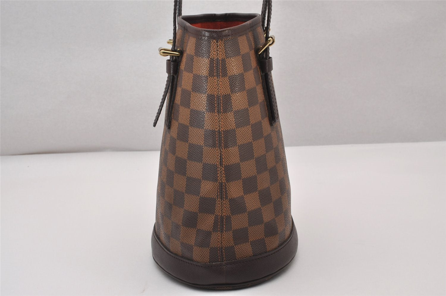 Authentic Louis Vuitton Damier Marais Bucket Shoulder Tote Bag N42240 LV 6678I