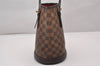 Authentic Louis Vuitton Damier Marais Bucket Shoulder Tote Bag N42240 LV 6678I