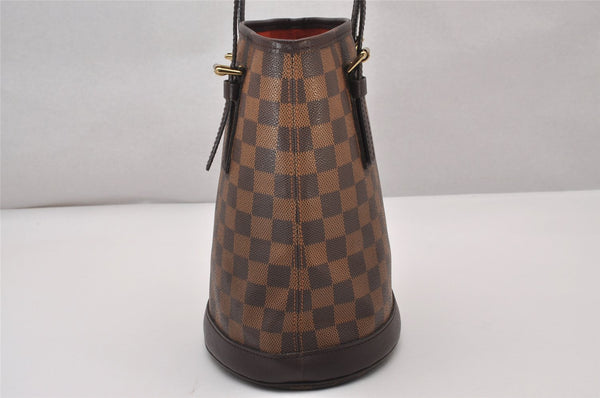Authentic Louis Vuitton Damier Marais Bucket Shoulder Tote Bag N42240 LV 6678I