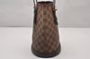 Authentic Louis Vuitton Damier Marais Bucket Shoulder Tote Bag N42240 LV 6678I