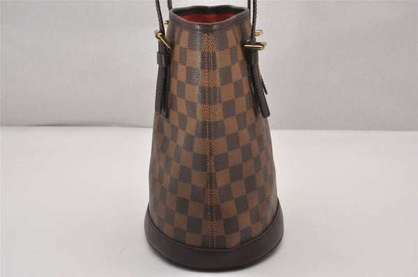 Authentic Louis Vuitton Damier Marais Bucket Shoulder Tote Bag N42240 LV 6678I
