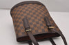 Authentic Louis Vuitton Damier Marais Bucket Shoulder Tote Bag N42240 LV 6678I