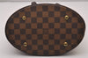 Authentic Louis Vuitton Damier Marais Bucket Shoulder Tote Bag N42240 LV 6678I