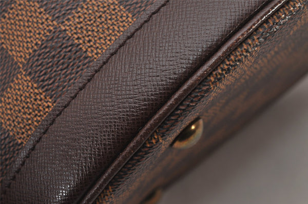 Authentic Louis Vuitton Damier Marais Bucket Shoulder Tote Bag N42240 LV 6678I