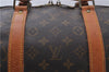 Auth Louis Vuitton Monogram Keepall Bandouliere 55 Boston Bag M41414 LV 6679D