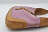 Authentic GUCCI Jackie Shoulder Hand Bag Purse Suede Leather 0013735 Pink 6679I