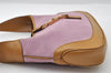 Authentic GUCCI Jackie Shoulder Hand Bag Purse Suede Leather 0013735 Pink 6679I